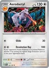 Pokemon 151 - Aerodactyl - 142/165 - Holo Rare - NM/M picture