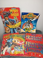 Lot of 5 Ringling Bros and Barnum & Bailey Circus Programs 1980s 1990s picture