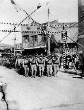 Japanese Troops Entering July The Chinese City Tientsin Conquered- 1937 Photo picture