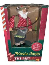 Gemmy Fishing Santa Music 12 Inches Tall With Box See Video Vintage Christmas picture