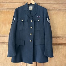 Vintage Royal Air Force RAF No 1 Dress Uniform Jacket Trousers Sergeant Rank 38 picture