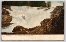 C1905 Kennebago Falls Kennebago Lake Maine Postcard picture