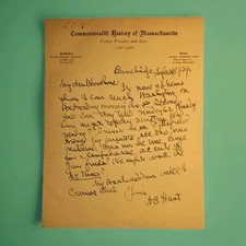 1929 Albert Bushnell Hart Harvard Historian ALS to James A. Woodburn Cosmos Club picture