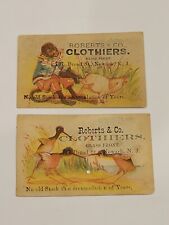 1870s-80s Anthropomorphic Dressed Monkey, Birds Robert & Sons, Clothiers N.J. picture