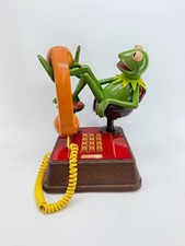 Vintage 1983 Kermit the Frog Telephone ATC Jim Henson Muppets Phone 4 lb picture