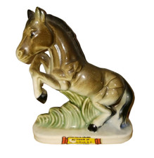 Vintage Ceramic Rearing Horse Pony Figurine Souvenir Carolina Beach NC  picture