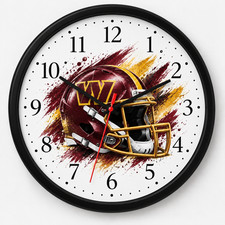 Washington Commanders Wall Clock | Family Fan Sports Gift picture