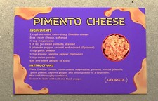 New postcard 4x6 Pimento Cheese Recipe Georgia 50 States Famous Recipe Series picture