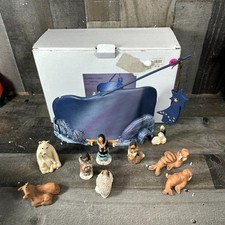 Alaska Nativity Set 10 Piece Children Northern Lights 2011 Golder Christmas picture