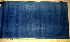 1927 original Packard Motor Car Warehouse #21   Blueprint Albert Kahn 58
