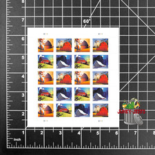2021 USPS SHEET OF 20 POSTCARD RATE STAMPS BARNS  61¢ ($12.20) picture