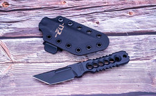 ZU Bladeworx Mekanik Fatmek, Cryodur A2, Black Cerakote Finish, Blk Kydex Sheath picture