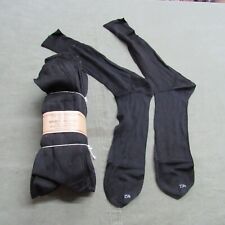 WWII US Navy Socks NOS 100% original size 15.5 Beautiful 1 pair 1945 date (NSK) picture