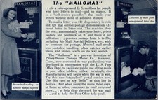 1944 Mailomat Postcard Pitney-Bowes WWII Era Washington D.C. Airport Message picture