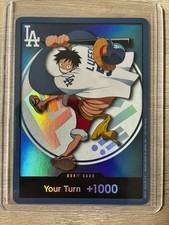 7/2/2026 Los Angeles Dodgers One Piece Night Monkey D Luffy Card  picture