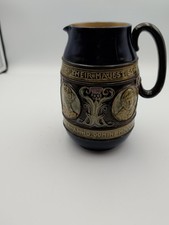 Royal Doulton 1902 King Edward VII Coronation Stoneware Jug picture