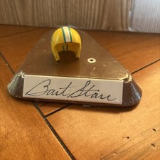 Bart Starr Autographed BASE ONLY & Helmet Signed Salvino NFL Football #39/500 picture