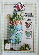 Gooseberry Patch Folding Market Bag Tote & Purse Sewing Pattern picture