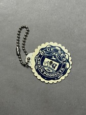 Vintage Blue Seal Feed Advertising 21 Year Rotating Perpetual Calendar Keychain picture