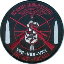 US Army Sniper School embroidered patch 5