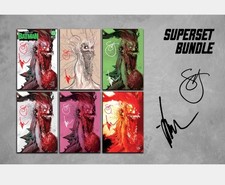 PRESALE Absolute Batman 25 Superset Covers A-F Signed Scott Snyder & Jock W/COA picture
