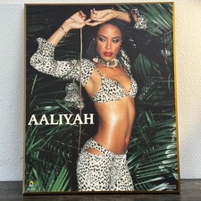 Aaliyah 2004 Framed Poster with Gold Trim picture