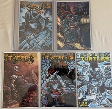 TMNT Shredder in Hell #1 IDW Limited Variant SIGNED EastmanX3 SketchX2 Lot of 5 picture