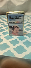 Vintage 1995 Bill Elliott Portrait NASCAR  Brass J X Zippo Lighter Works Good picture