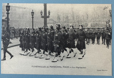 Funeral Card CPA Maréchal Foch Highlanders Scotland Military Parade Meurisse picture