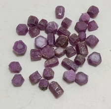 45 grams terminated lot of ruby crystals with Trapiche Patterns  picture