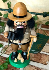 ERZGEBIRGISCHE GERMANY RICHARD GLASSER CHUBBY FOREST RANGER DARK HAIR NUTCRACKER picture