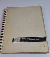 1952 1953 ORDCO Ordnance Research Manual ASTM Test Methods Bermite Powder... picture