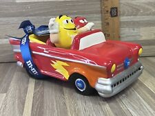 Vintage M&Ms Galerie Ceramic Sports Car Candy Dish Red Yellow Blue Silver Black picture