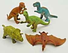 Lot of 5 Vintage 1992 Dinosaur Action Figures By UKRD U.K.R.D. Toys picture