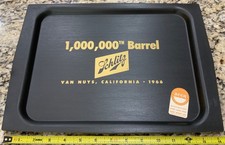 Schlitz Beer Serving Tray Rectangle Collectible 1mil Barrel - ACCA David Douglas picture