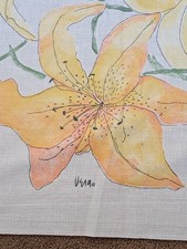 Vintage Floral Print Day Lily Vera Neumann 81x60