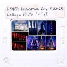 1963 Air Force Academy Cadet Chapel Dedication 35mm Slide Archive (18 Lot) picture