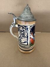 Marzi & Remy 1/4L Lidded Beer Stein - vintage made in germany 40s 50s 60s 72 picture