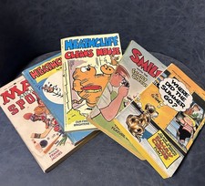 Lot Of 5 Vintage Comic Books : Mad, Heathcliff and Family Circus 1970/80s picture