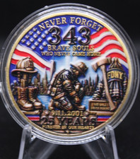 9/11 The 25th Anniversary  Commemorative Challenge Coin 343  