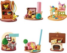 Re-Ment Pokémon DesQ Relaxing Home 1 Box Complete Set of 6 JAPAN NEW picture