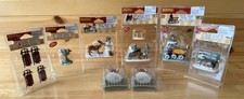 Lemax Christmas Village Figurine Accessory Lot 8 Pc New Caddington Dept 56 Vail picture