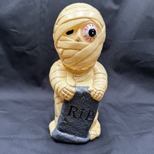 Vintage Halloween Blow Mold Mummy Monster 9