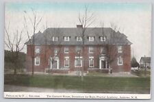 Andover New Hampshire, Proctor Academy Gannett House Boys Dorm, Vintage Postcard picture
