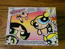 Vintage Powerpuff Girls Musical Jewelry Box 2001 NIB picture