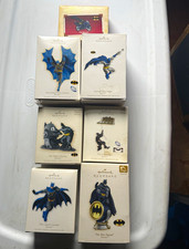 Hallmark Keepsake Batman DC Comics Christmas Hanging Ornaments Lot of 6 picture