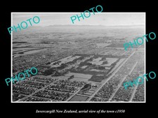 Invercargill New Zealand Aerial View Of The Town c1950 Old Large Historic Photo picture
