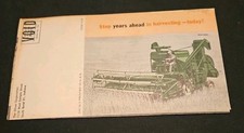1958 Oliver Tractor Combine Brochure 275M 3-58 picture