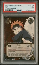 2011 NARUTO CCG SERIES 21: SHATTERED TRUTH STARTER DECK PAIN (DEVA PATH) PSA 7 picture