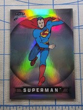 Fleer Brilliants - Superman (Clark Kent) #1 Regular Base - DC Comics Card picture
